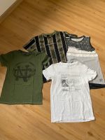 NEXT T-Shirts Gr 146/152 Markenpaket - grau weiß grün wie neu Hessen - Otzberg Vorschau