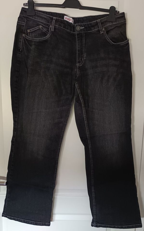 SHEEGO Jeans Gr. 46 black denim in Tarp