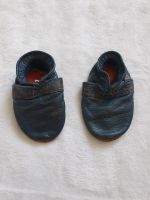 Krabbelschuhe Leder "Laufen lernen wie barfuß" Blau ca. 13cm Münster (Westfalen) - Hiltrup Vorschau