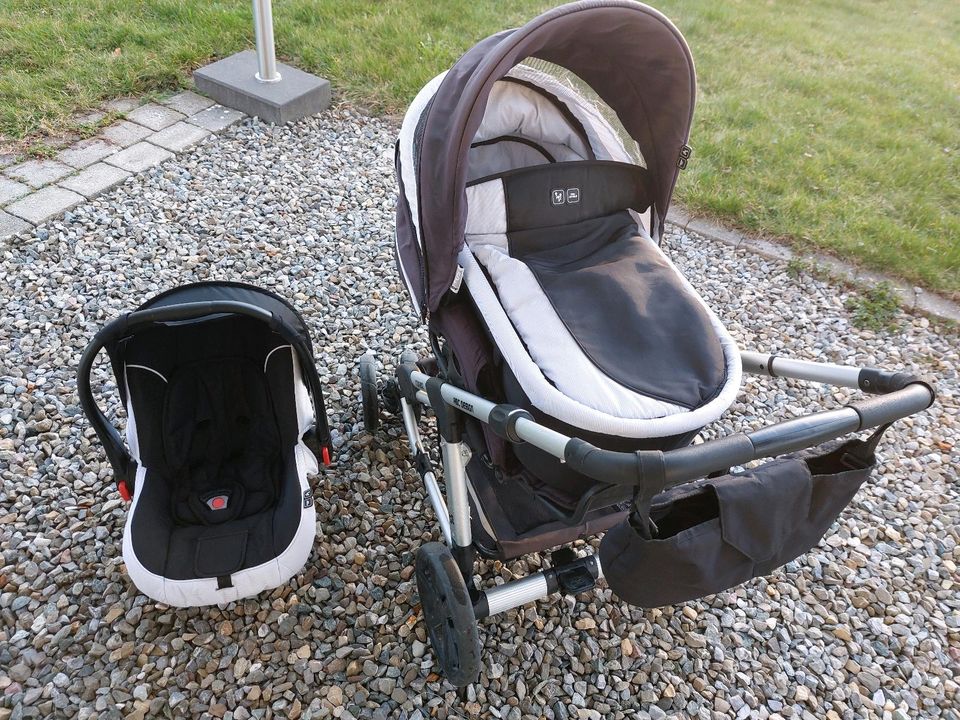 3 in 1 Kinderwagen, Buggy, Babysitz in Weingarten