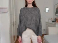 Grauer Strickpullover Oversize Zara Knit Sweater 38 M 36 S Baden-Württemberg - Weingarten Vorschau