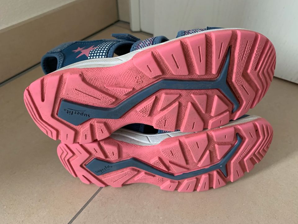 Superfit Tornado Sandalen 33 blau rosa weiß in Zandt