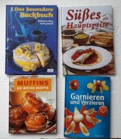 4 Kochbücher je 2 € BACKBUCH+MUFFINS+SÜßES+GARNIEREN Essen - Essen-Borbeck Vorschau