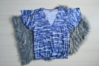 Shirt / Blau-Weiß / Liberty / Größe L Sachsen - Jahnsdorf Vorschau
