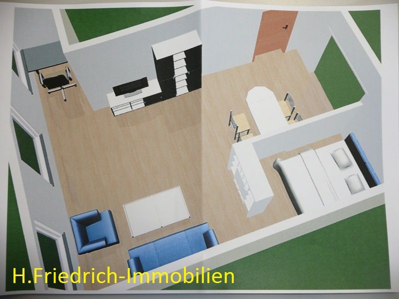 Fahrstuhl vorhanden!                                                                                         Im Stadtzentrum von Osterburg im 1.OG bieten wir eine geräumige und moderne Wohnung zur... in Osterburg