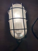 Alte helle Lampe mit Glühbirne Industrial Industie Retro Vintage Rheinland-Pfalz - Berzhausen Vorschau