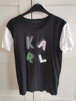 Karl Lagerfeld T-Shirt Damen Top. Gr. M Gr. L Schwarz Dortmund - Brackel Vorschau