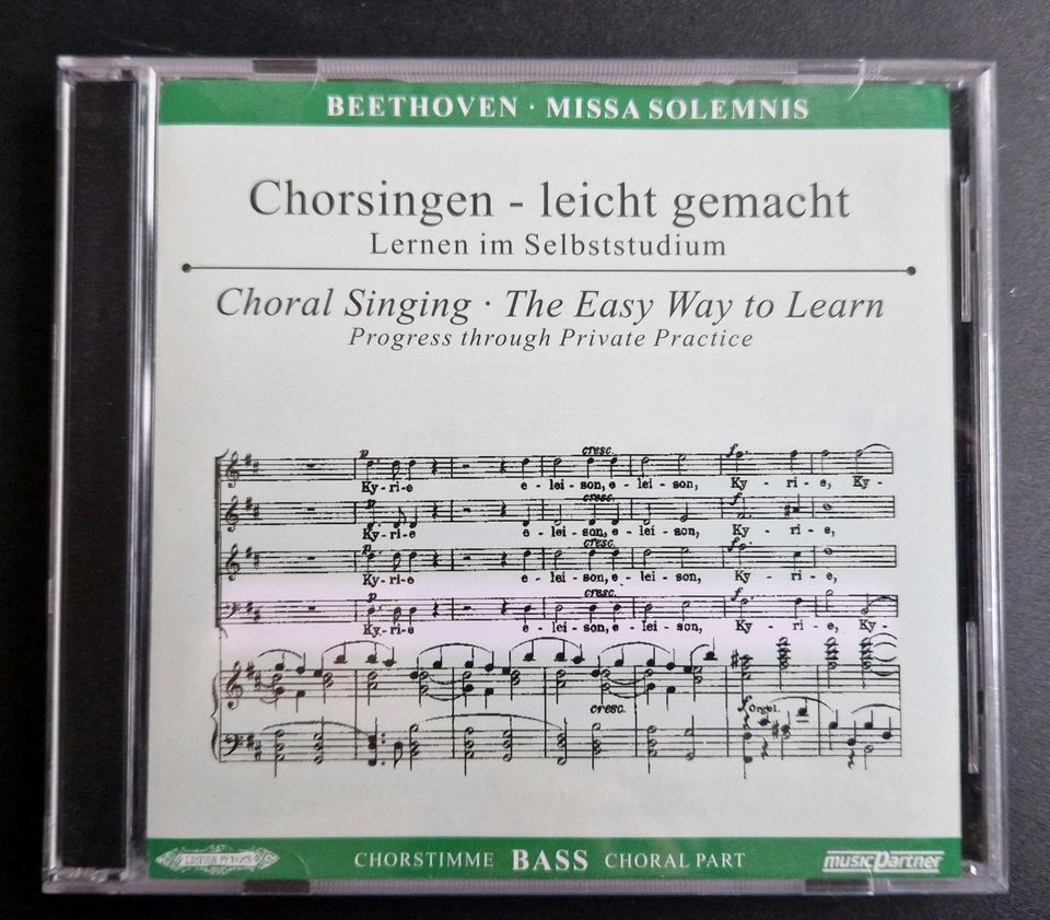 Chorsingen- leicht gemacht. Beethoven- Missa Solemnis. Bass in Herne