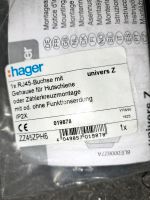 Hager RJ45 Buchse ZZ45ZPH6 Niedersachsen - Westoverledingen Vorschau