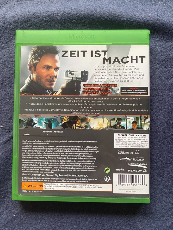 XBOX ONE - 3 SPIELE - AB 16 JAHREN in Rehau