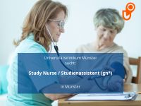 Study Nurse / Studienassistent (gn*) | Münster Münster (Westfalen) - Sentrup Vorschau