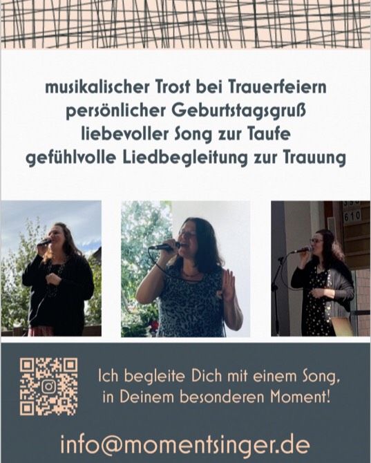 Sängerin zur Taufe, Willkommensfeier, freie Taufe, Taufsängerin in Königsbach-Stein 