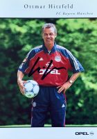 OTTMAR HITZFELD handsign. Autogrammkarte FC Bayern FCB 1998 1999 Nordrhein-Westfalen - Engelskirchen Vorschau