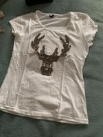 Weißes Shirt Hirsch Bayern - Aichach Vorschau