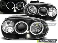 Tuning-Tec LED Angel Eyes Scheinwerfer für VW Golf 4 97-03 schwar Nordrhein-Westfalen - Viersen Vorschau