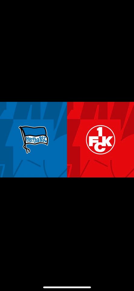 2 Tickets Hertha gegen Kaiserslautern in Berlin