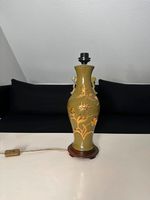 Jugendstil Lampenfuß Tischlampe Faiences D'Art De Rodez Grün ✅ Nordrhein-Westfalen - Korschenbroich Vorschau