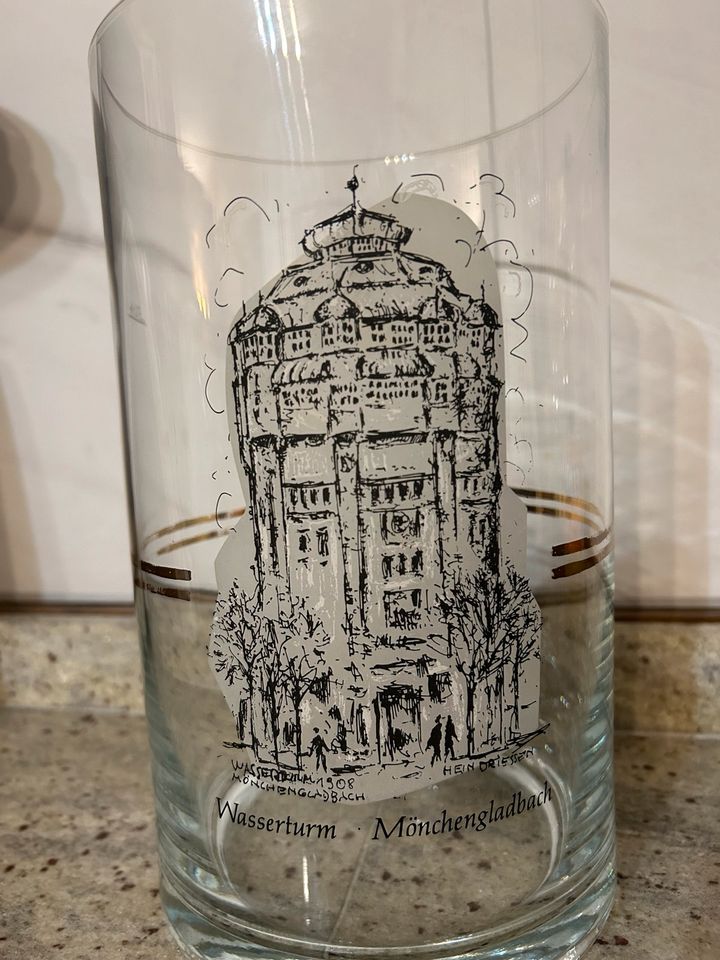 Hannen Alt Sammlerglas Wasserturm Mönchengladbach in Mönchengladbach