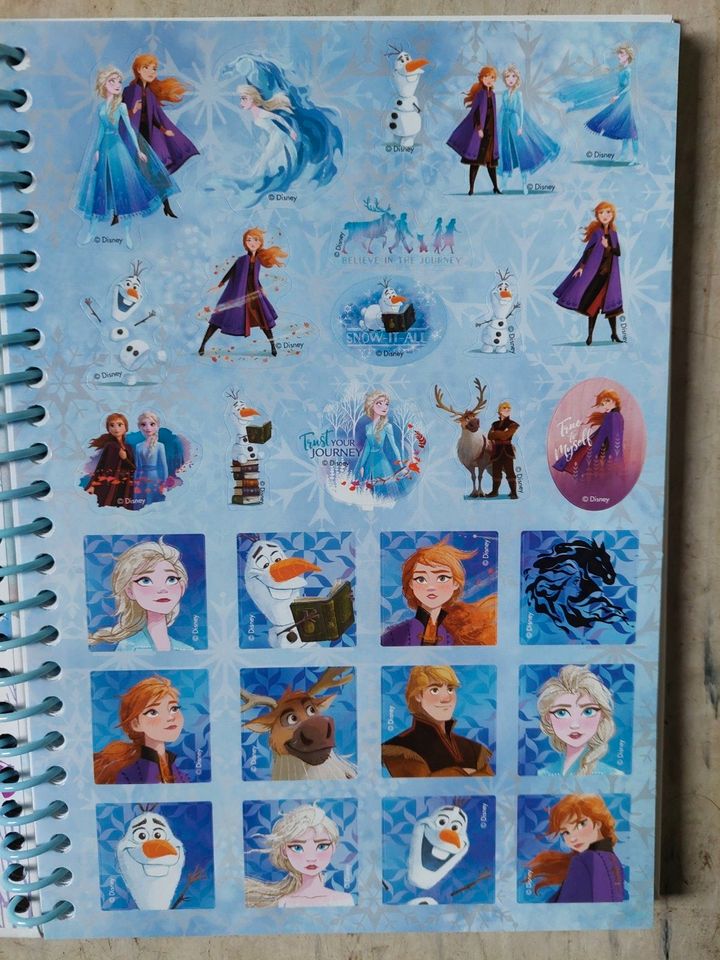 Frozen Sticker - und Notizheft in Greiz