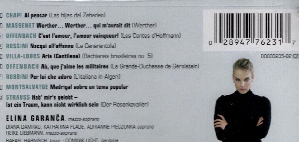 Biete Aria Cantilena CD von Elīna Garanča / Fabio Luisi 2006 an in Kottgeisering