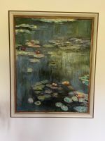 Claude Monet - Bild Seerosen - Ölbild mit Zierrahmem Nordrhein-Westfalen - Waltrop Vorschau