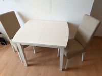 Tisch (ausziehbar, Massivholz) + 2 Stühle, ideal für kleine Räume Dresden - Seidnitz/Dobritz Vorschau