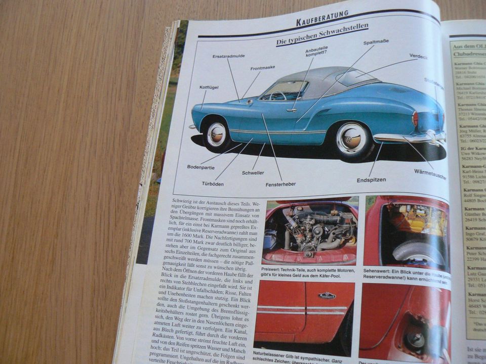 VW Karmann Ghia Kaufberatung/ Oldtimer /VW / Käfer / T1/ T2/T3/T4 in Preußisch Oldendorf