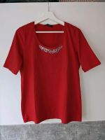 Betty Barclay T-Shirt Rot m. Verzierung Gr. 44 Neu Hessen - Gedern Vorschau