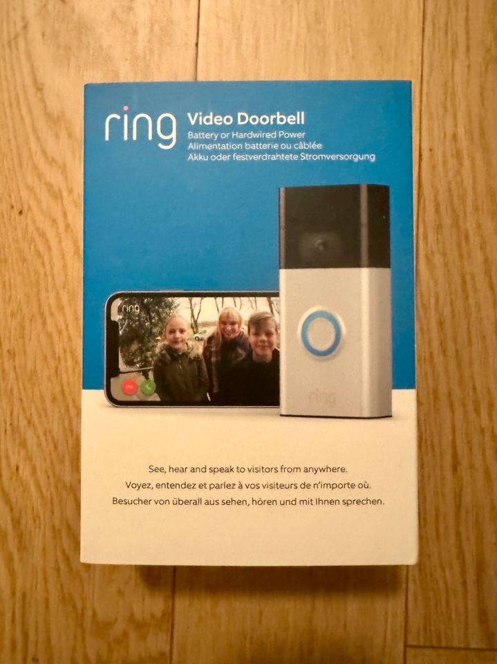 Ring Video Doorbell Videotürklingel Akku NEU & OVP in München
