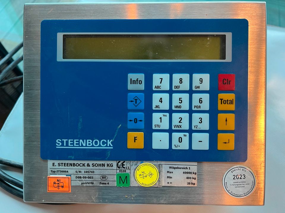 Waageterminal - IT 3000A (Steenbock) in Hamburg