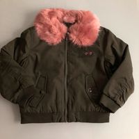 Mädchen Jacke Palomino Fell Rosa Khaki Reißverschluss NEU Gr. 110 Baden-Württemberg - Albstadt Vorschau