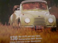 DKW Meisterklasse Cabriolet  - Restaurierung  Brricht in Motor Kl Nordrhein-Westfalen - Herne Vorschau