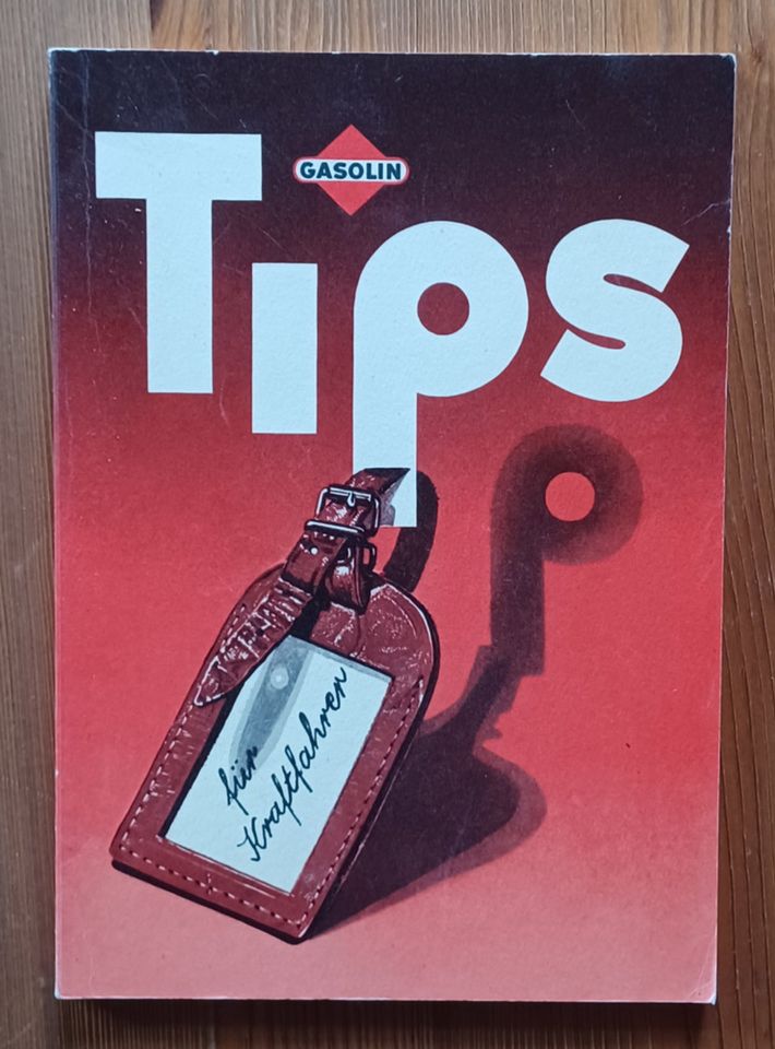 Werbemittel Büchlein Tips für Kraftfahrer von Gasolin 1957 in Waging am See