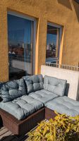 Balkon Möbel Sofa Lounge 3 Teile Polyrattan mit neuen Kissen München - Schwanthalerhöhe Vorschau