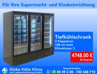 Tiefkühlregal, Wandkühlregal, Tiefkühlmöbel, Tiefkühlschrank, Kühlschrank, 3 Türen, 1,88m, Supermarkteinrichtung, Ladeneinrichtung Nordrhein-Westfalen - Mülheim (Ruhr) Vorschau