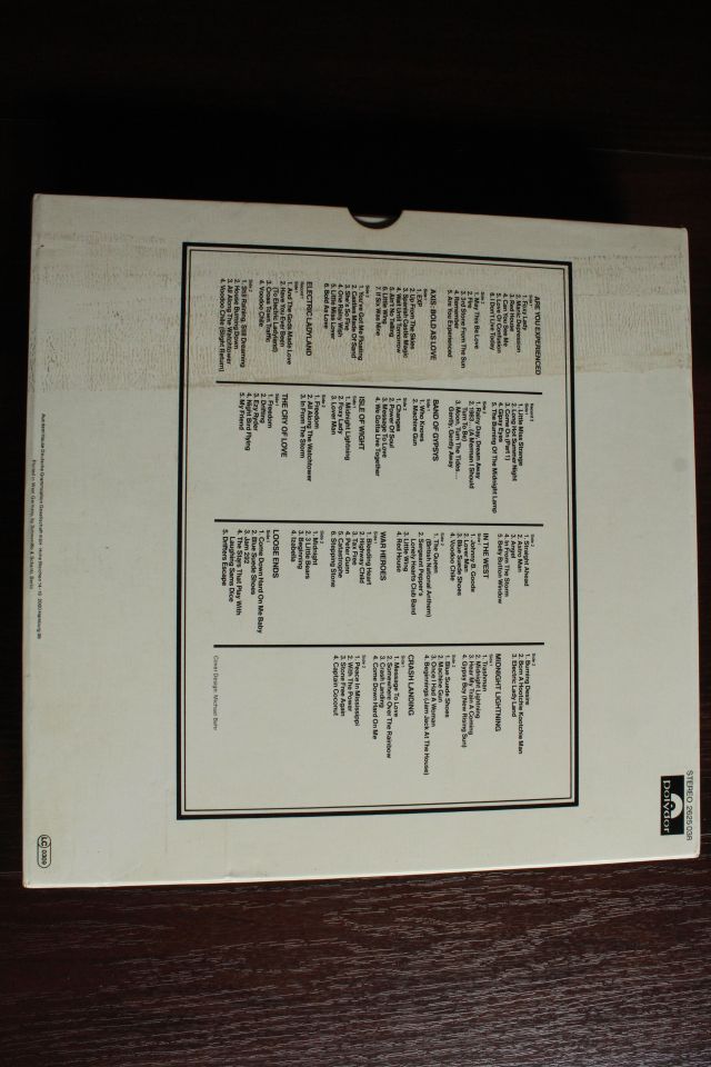 Vinyl Schallplatten Boxset Jimi Hendrix in Hildesheim