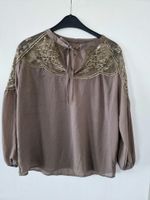 Bluse Khaki Stickerei Ballonärmel Zimmermann Stil L Vintage Stil Hamburg-Mitte - Hamburg Altstadt Vorschau