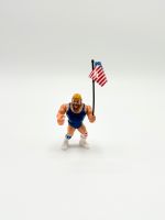 WWF/WWE Hasbro Wrestling Figur Hacksaw Jim Duggan mit Flagge Baden-Württemberg - Filderstadt Vorschau