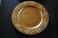 2 Stück Keramikteller goldfarben Dekoration Bayern - Leinburg Vorschau