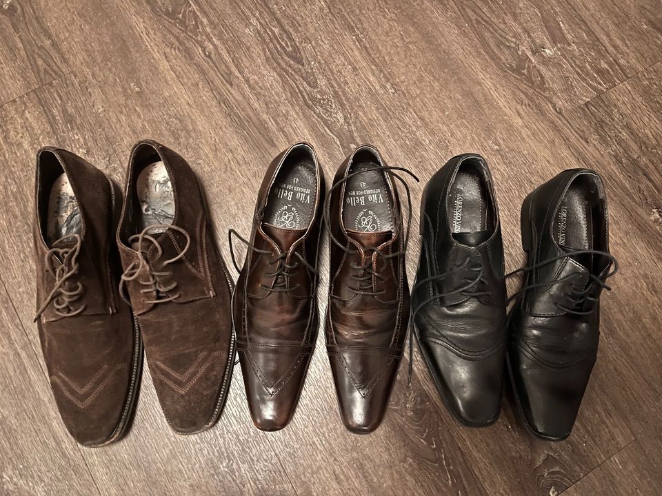 Herren Schuhe Gr. 43 Schnürschuhe in Endingen