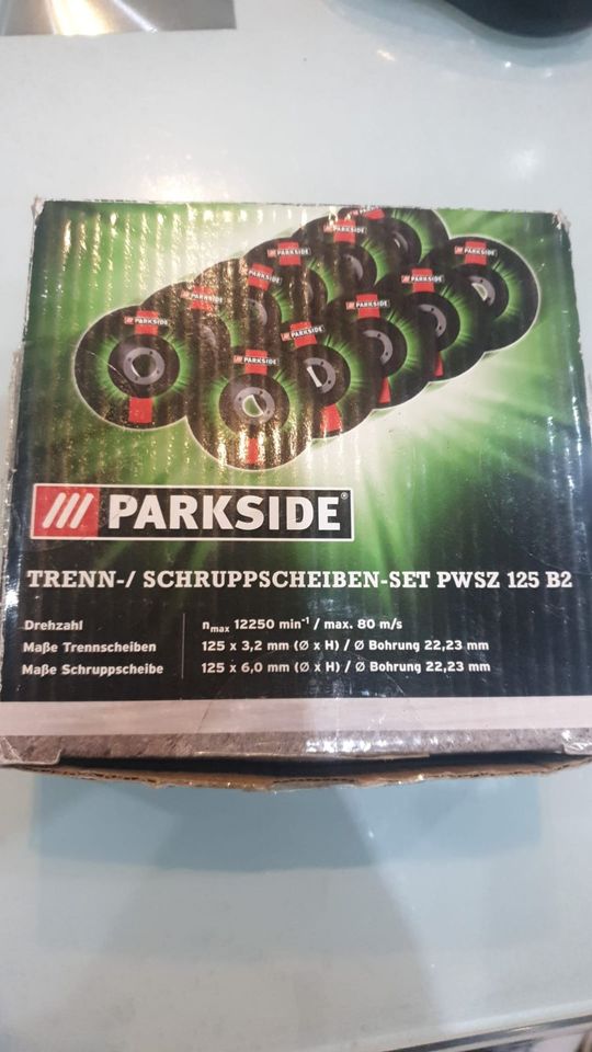 parkside trenn Schruppscheiben Set 11 tlg PWSZ 125 B2 NEU in Hamburg