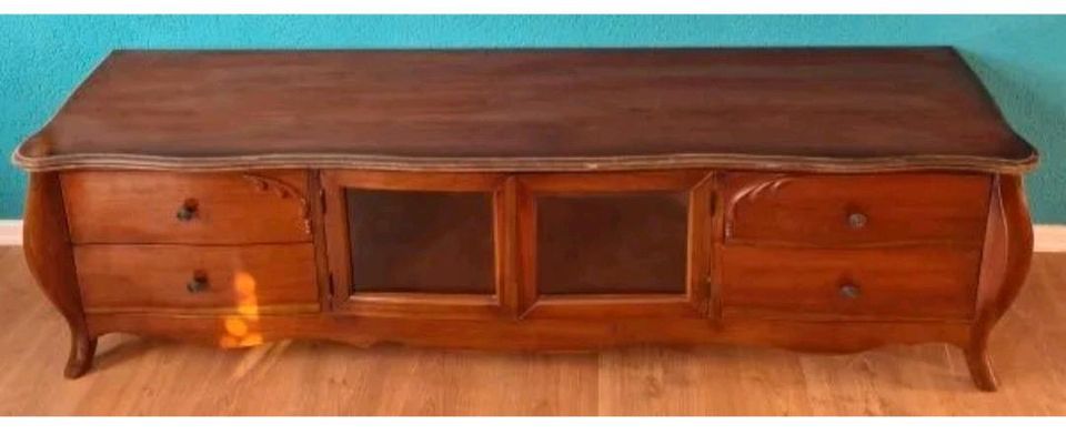 TV-Schrank Sideboard Unterschrank Kommode Schrank Holz Nussbaumto in Werdau