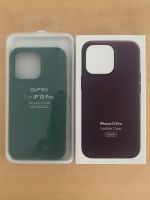 Original IPhone 13 Pro Leather Case dark Cherry Bayern - Neu Ulm Vorschau