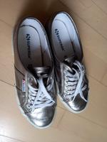 Superga original Turnschuh in Silber Nordrhein-Westfalen - Wegberg Vorschau