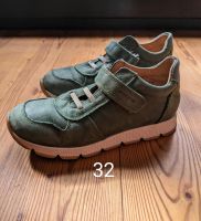 Leder-Sneakers Gr. 32 dunkelgrün Niedersachsen - Seevetal Vorschau