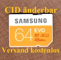 ❗SAMSUNG EVO SD 64GB CID änderbar kostenfreier Versand❗ Thüringen - Unterwellenborn Vorschau