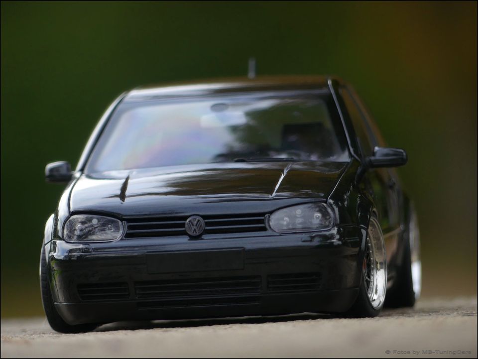 1:18 VW GOLF 4 IV MK4 GTI 1998 - Diecast Tuning inkl.BBS + OVP in Thüringen  - Weimar, Modellbau gebraucht kaufen