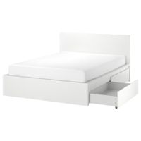 IKEA Malm Bett 140 cm x 200 cm, Bettkästen, Lattenroste, Matratze Schwerin - Altstadt Vorschau