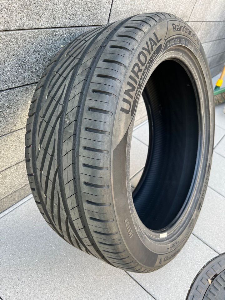 1x Sommerreifen Uniroyal RainSport 5 245/45 R18 neuwertig in Babenhausen