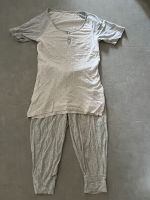 Schlafanzug tcm tchibo S 36/38 weiß grau 3/4 Hose tshirt Niedersachsen - Rosdorf Vorschau